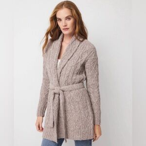 White House Black Market Cable Knit Coat XS – NWT